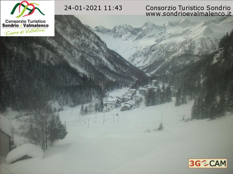Wetter Webcam Chiesa in Valmalenco 5176 1611485350