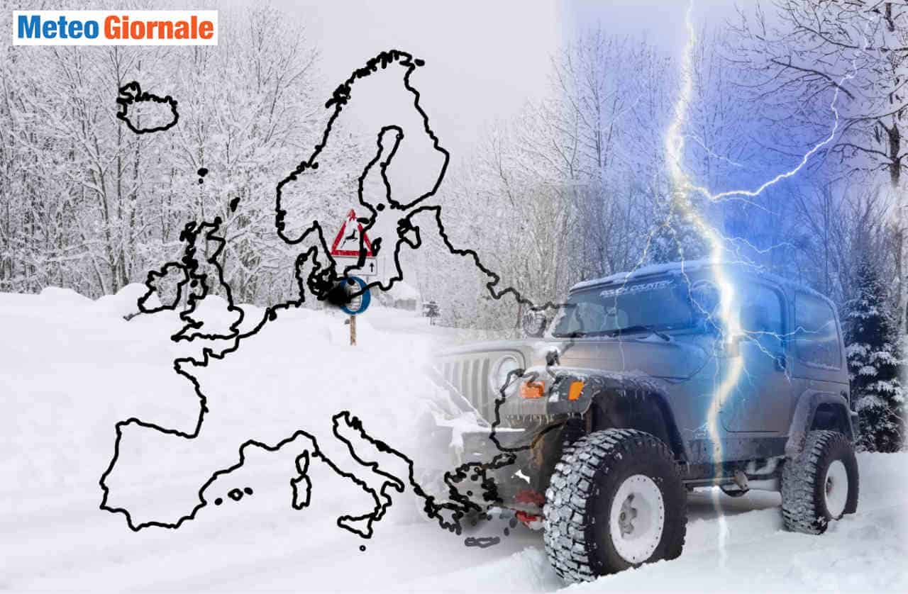 evoluzione meteo neve europa 1