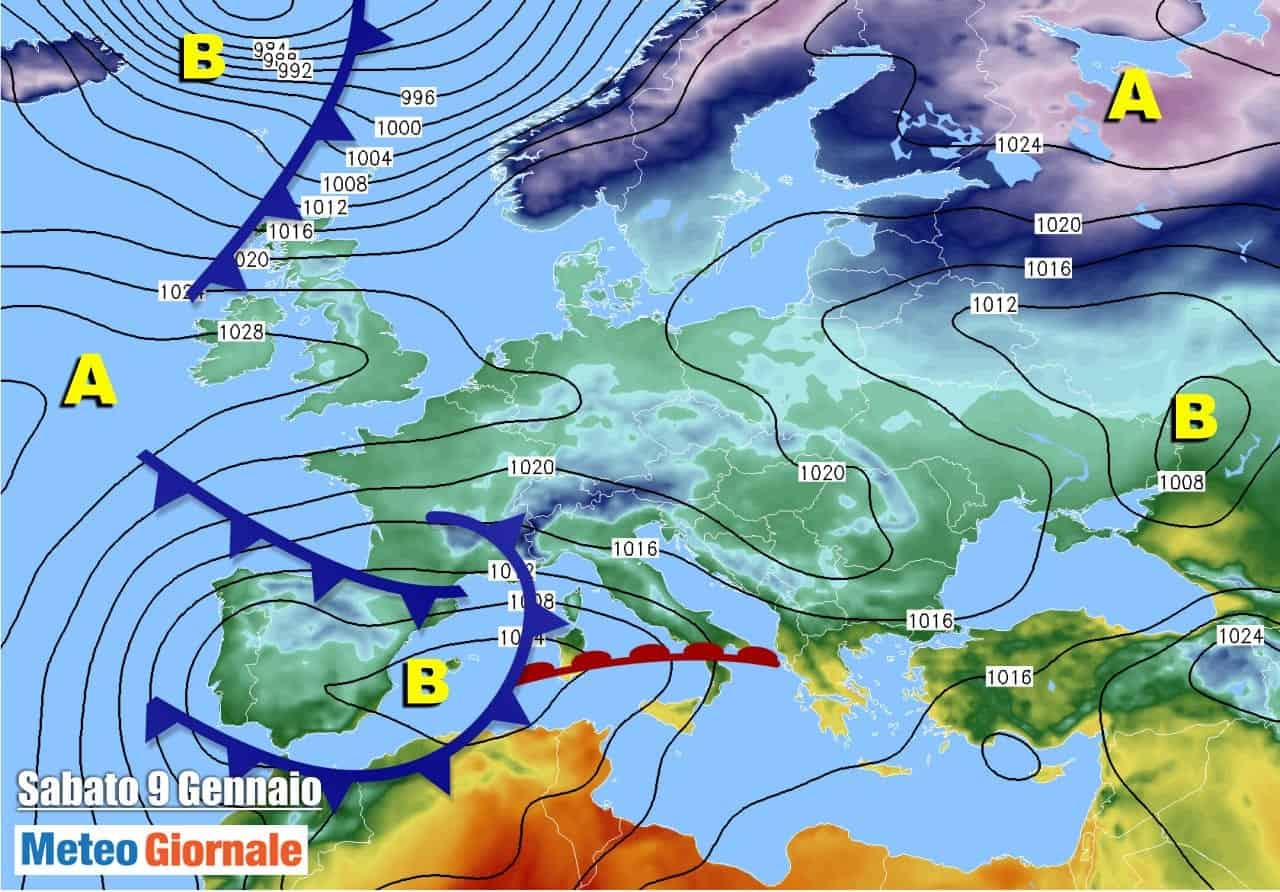 Filomena, ciclone Mediterraneo arriva dalla Spagna. Conseguenze meteo sull’Italia