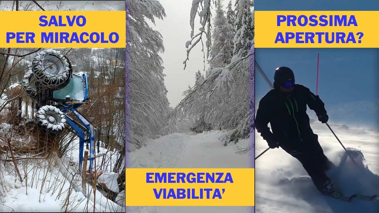 Grandi nevicate sull’Abetone. Video meteo news professionale