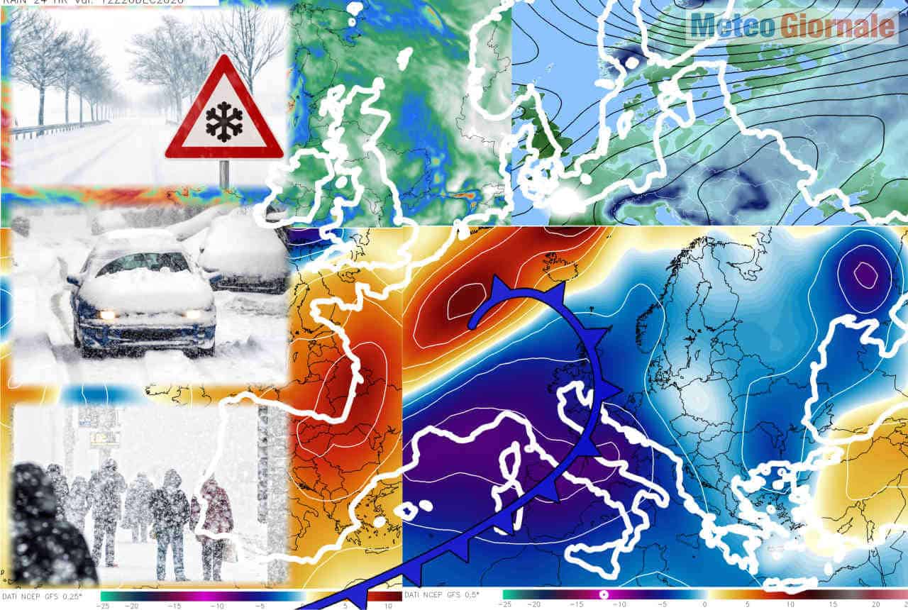 Sbalzi termici imponenti sull'Italia