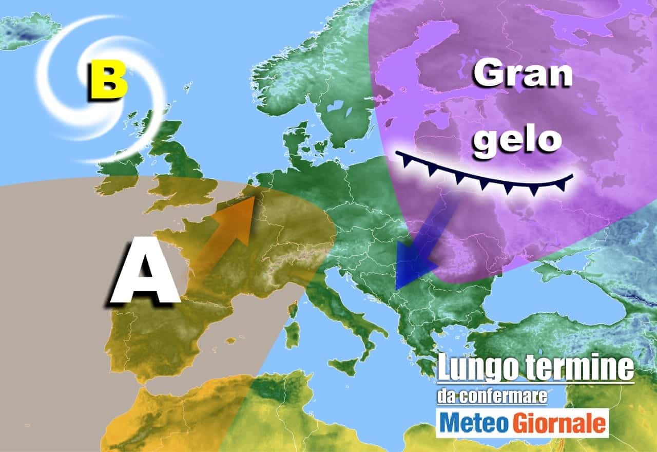 Meteo nel lungo termine, Inverno gelido e nevoso