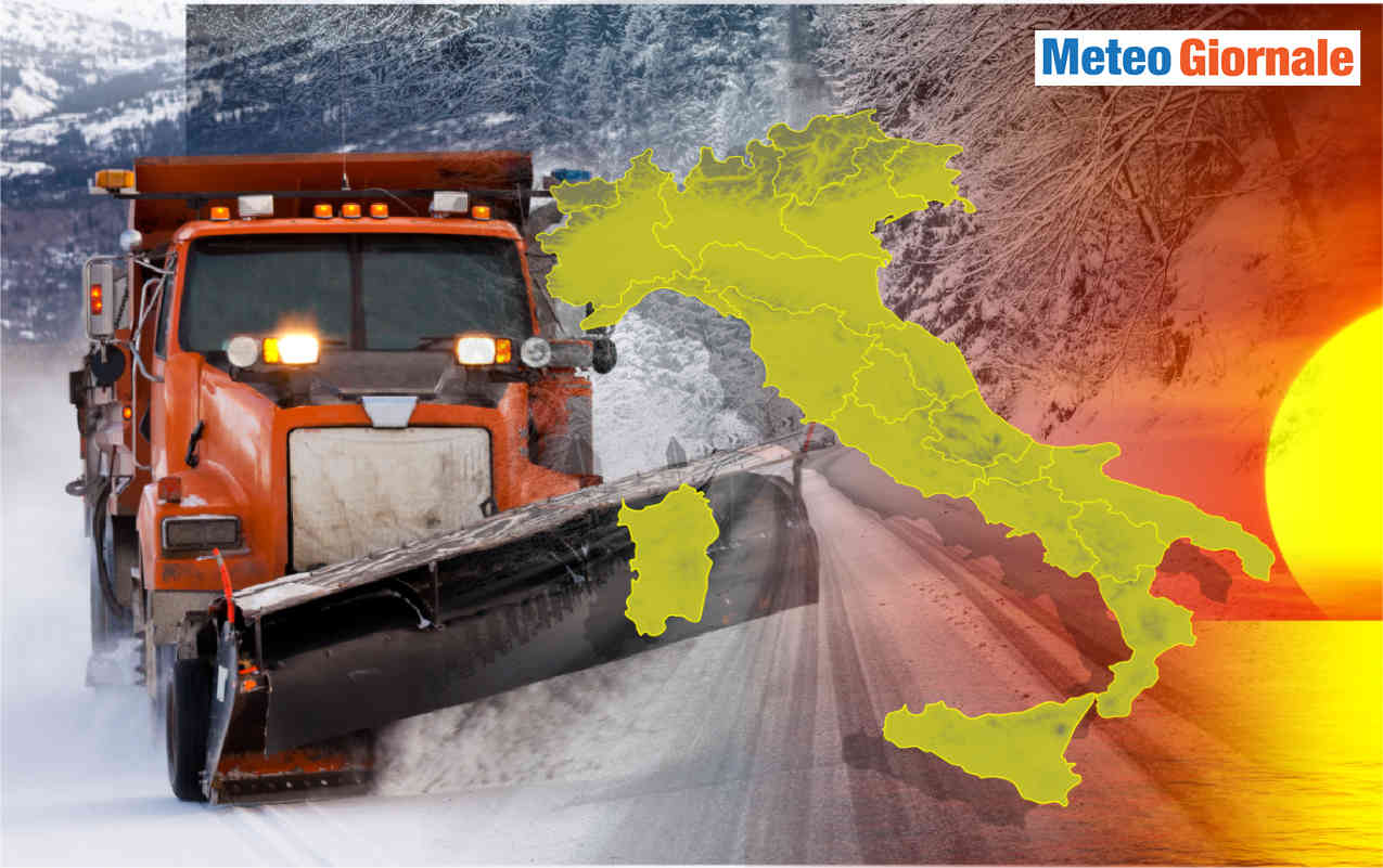 meteo freddo in un inverno mite