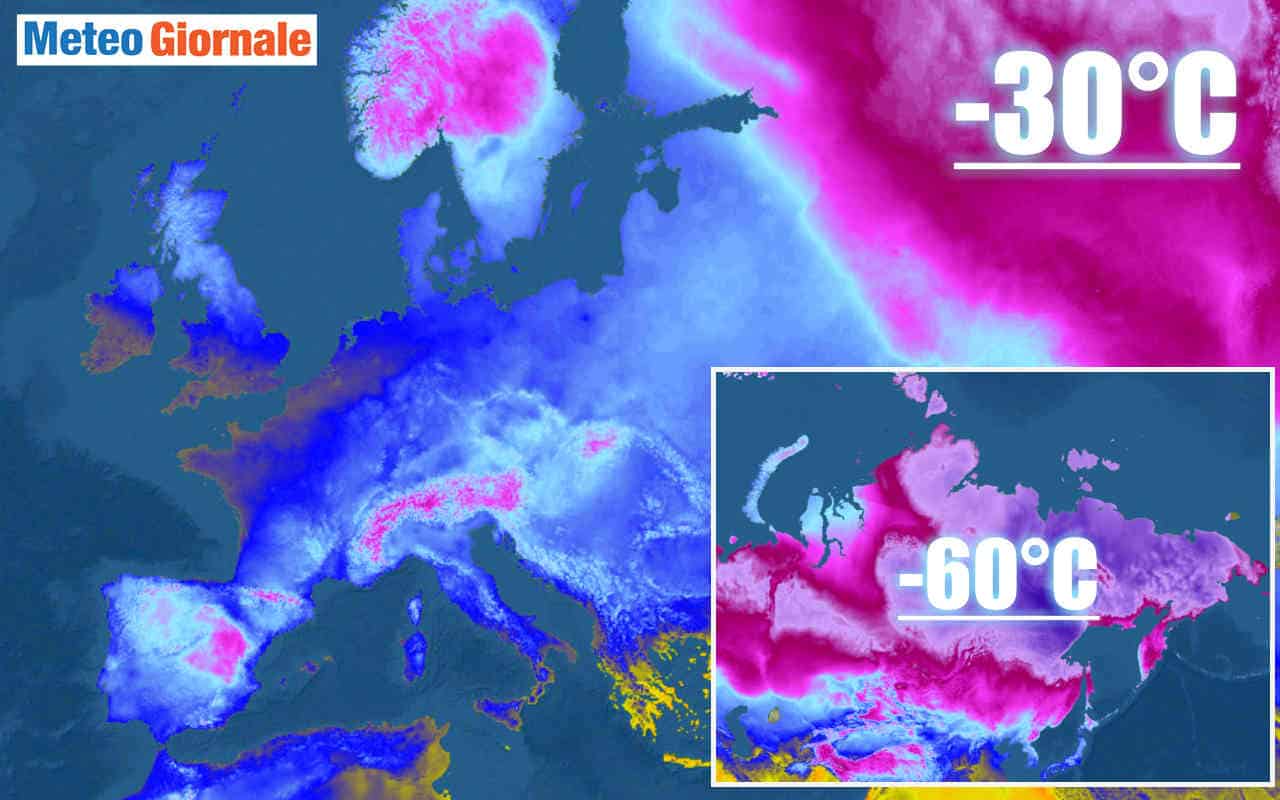 meteo gelido dalla siberia verso europa 01
