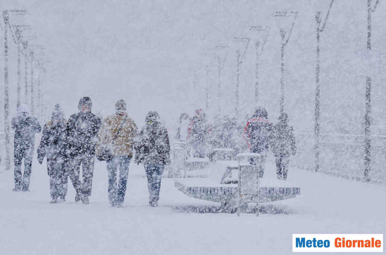 SPAGNA, e la tempesta di Neve del secolo