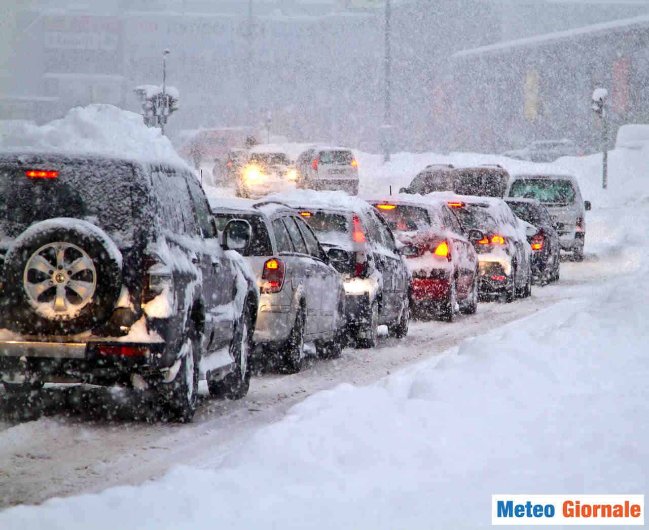 Gelo e neve protagonisti nei giorni della Merla del 1999