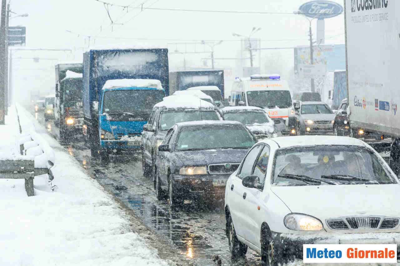 Meteo estremo: Tempesta di neve a Madrid e in Spagna.