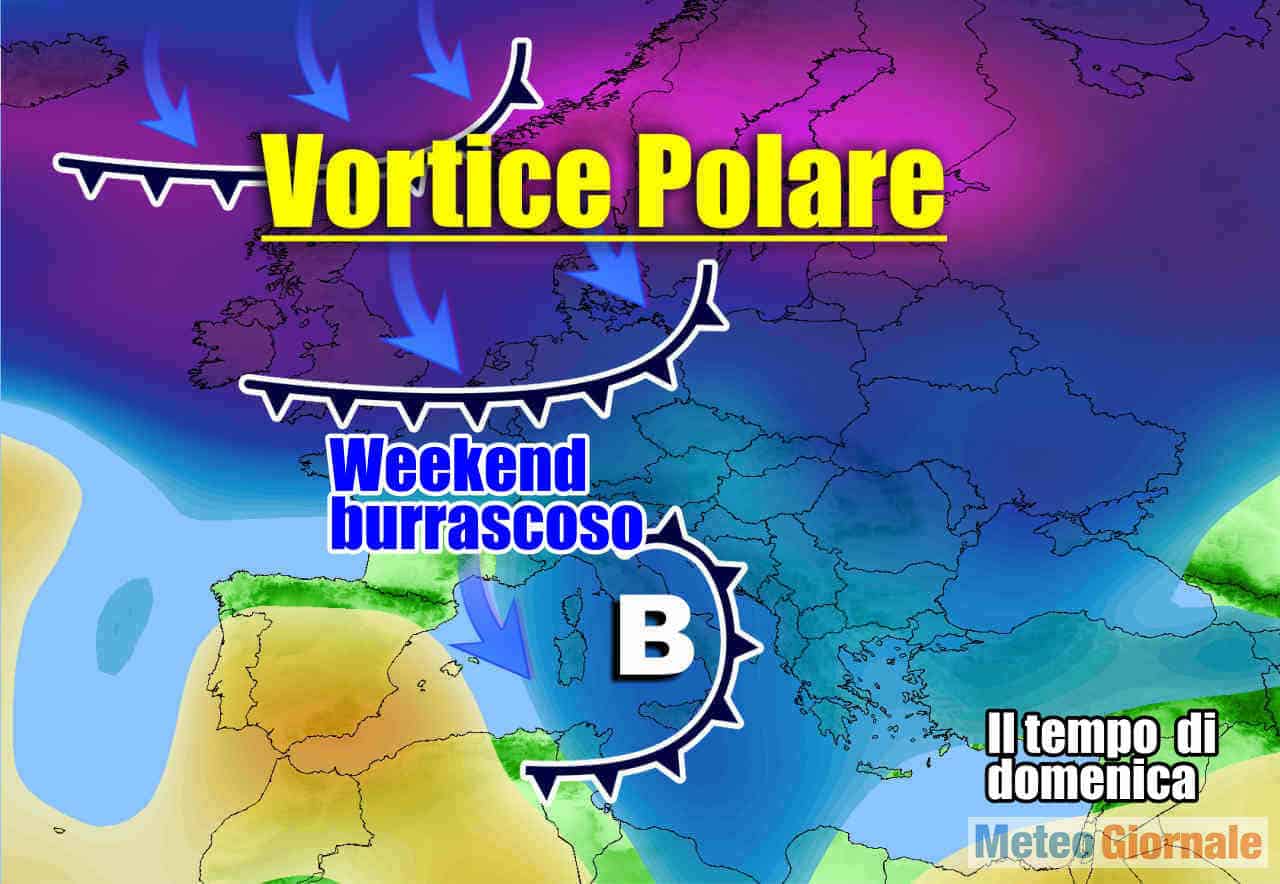 Lo scenario atteso per domenica 24 gennaio