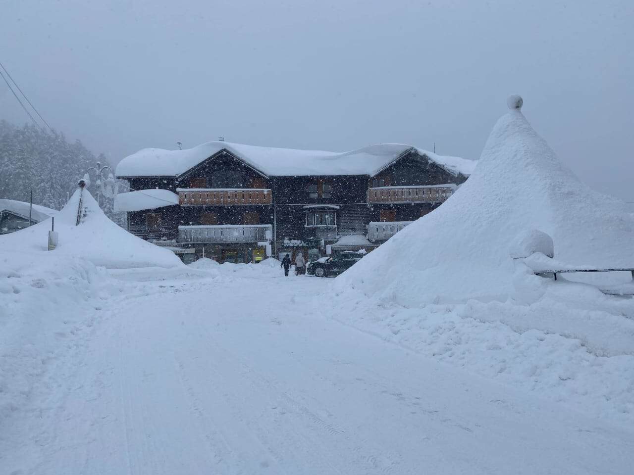 Lo scenario incredibile dall'Abetone