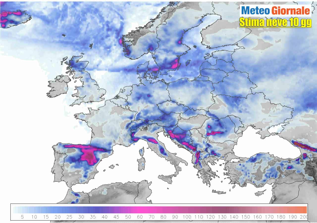 previsioni meteo neve europa 1