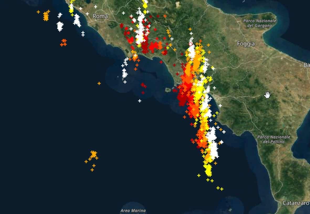 temporali campania