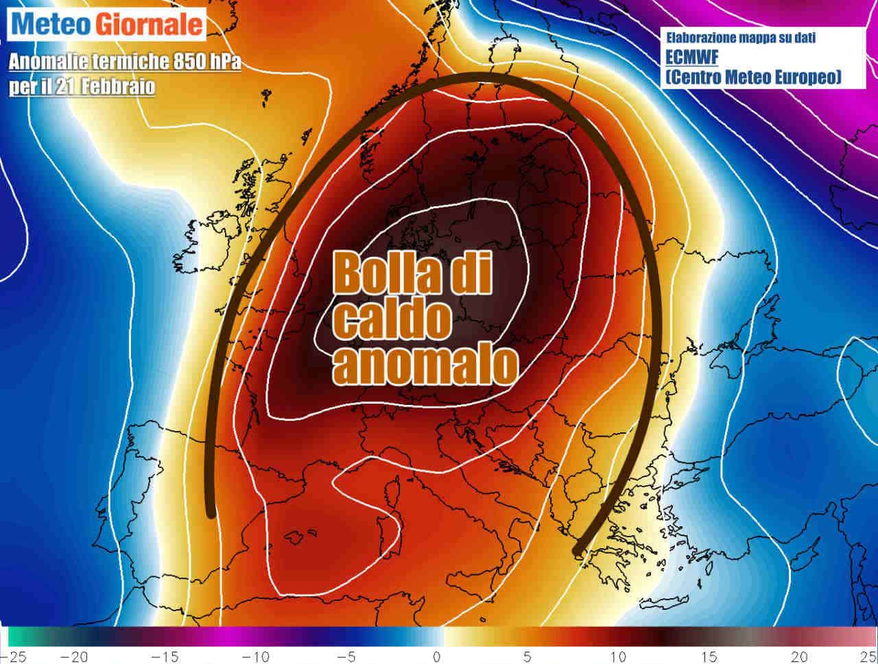 Il caldo atteso dal weekend in Italia ed in Europa