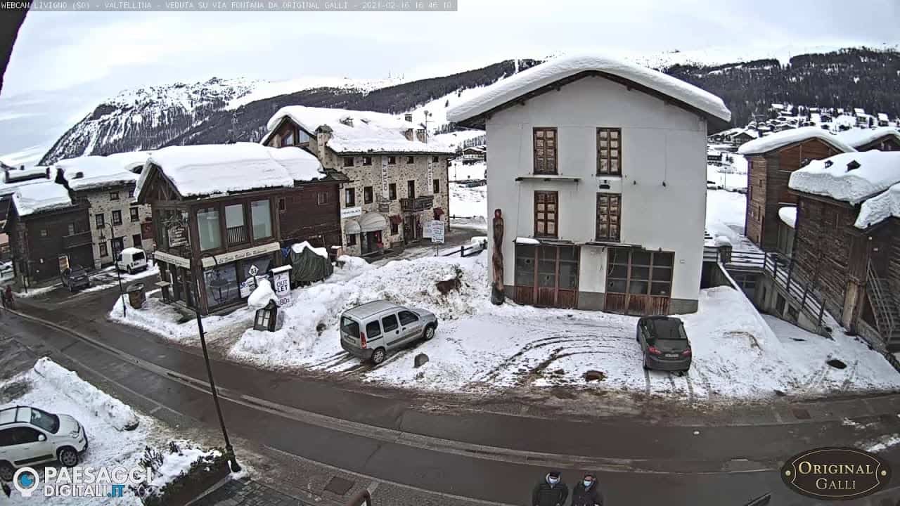 Diretta meteo da Livigno, webcam live del paese più freddo d’Italia