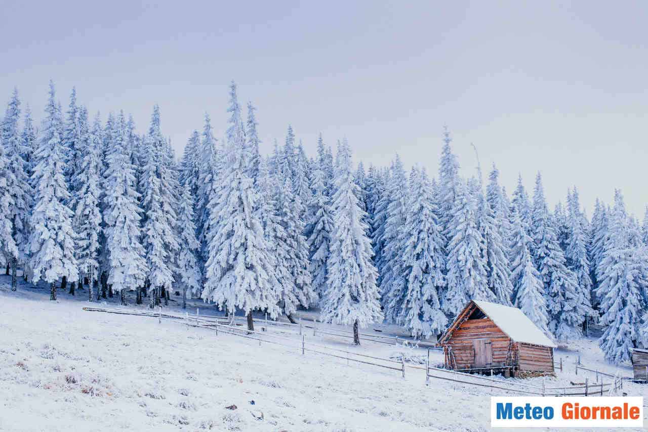 Neve in arrivo per le Alpi e l'Appennino