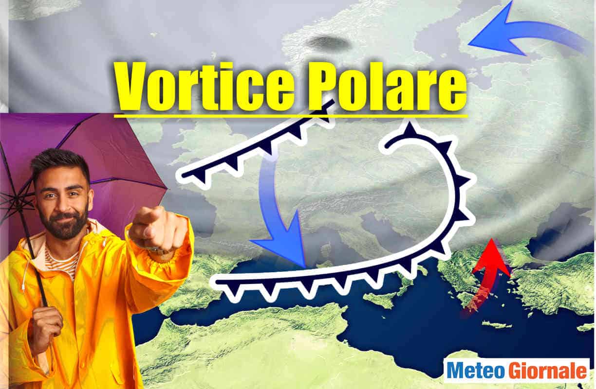 Meteo influenzato dal Vortice Polare.