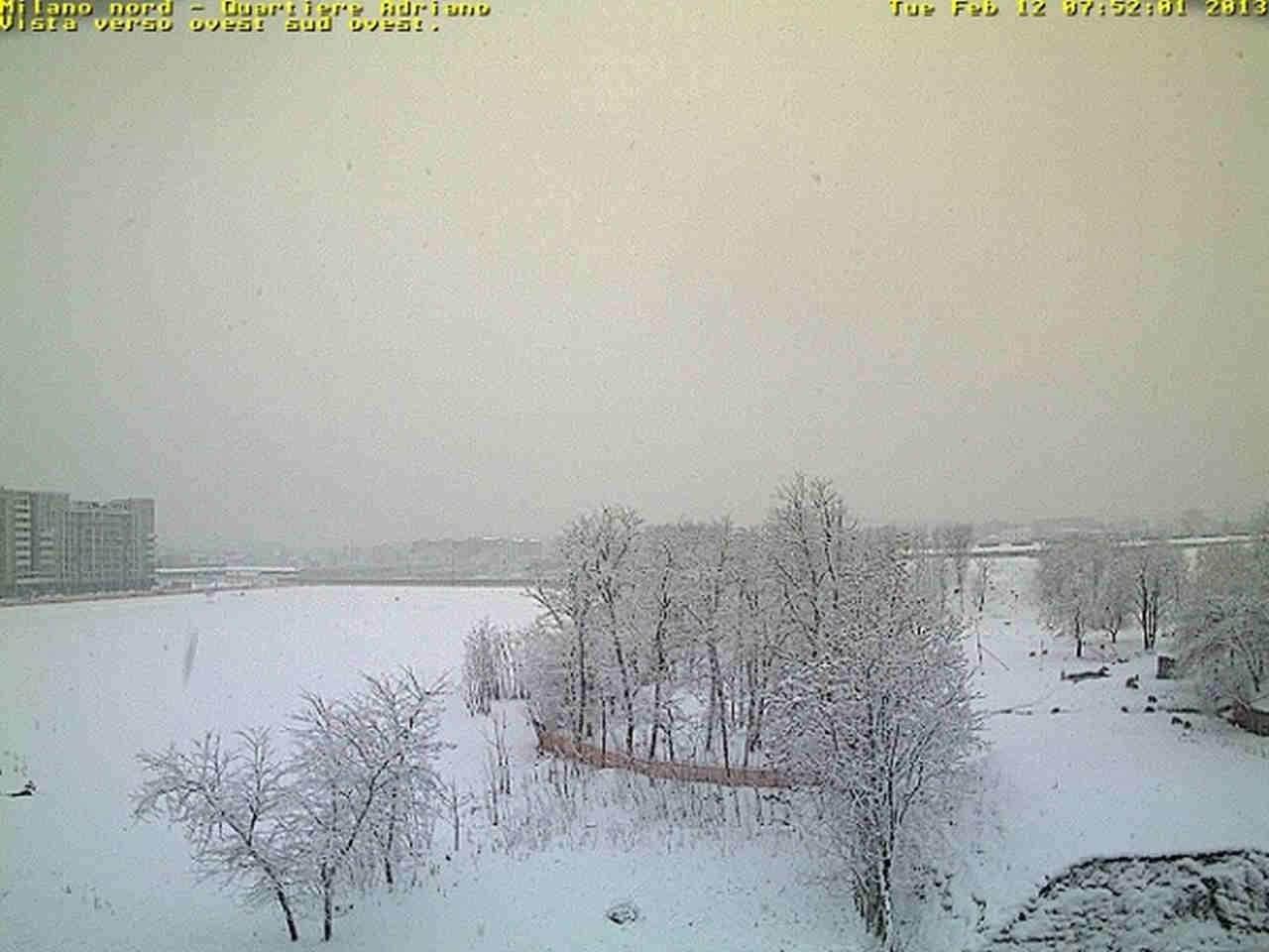 La neve di Milano del febbraio 2013