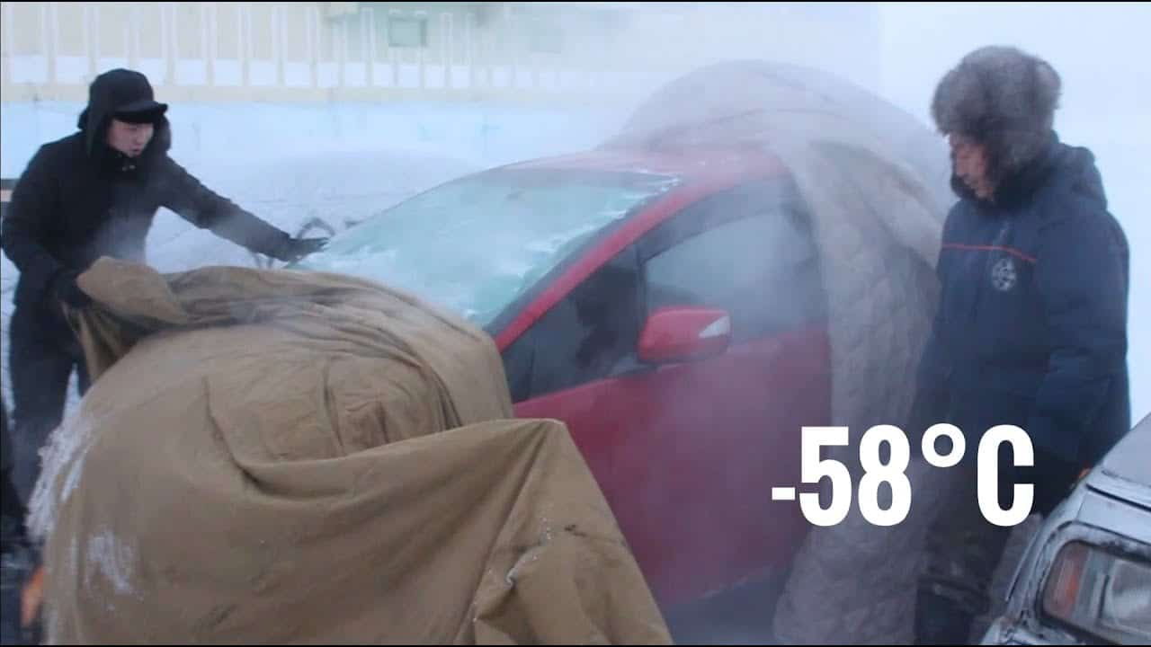 Siberia -60°C, come far partire un’auto congelata