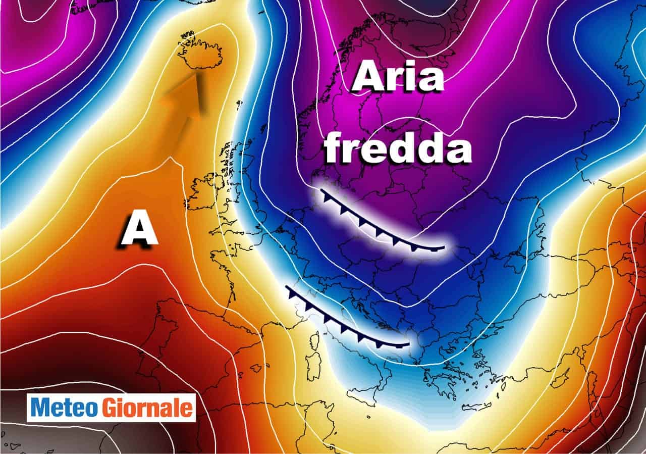 Meteo stravolto: temperature giù in picchiata, di nuovo Inverno