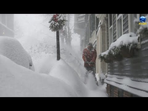 eccezionale tempeste di neve in