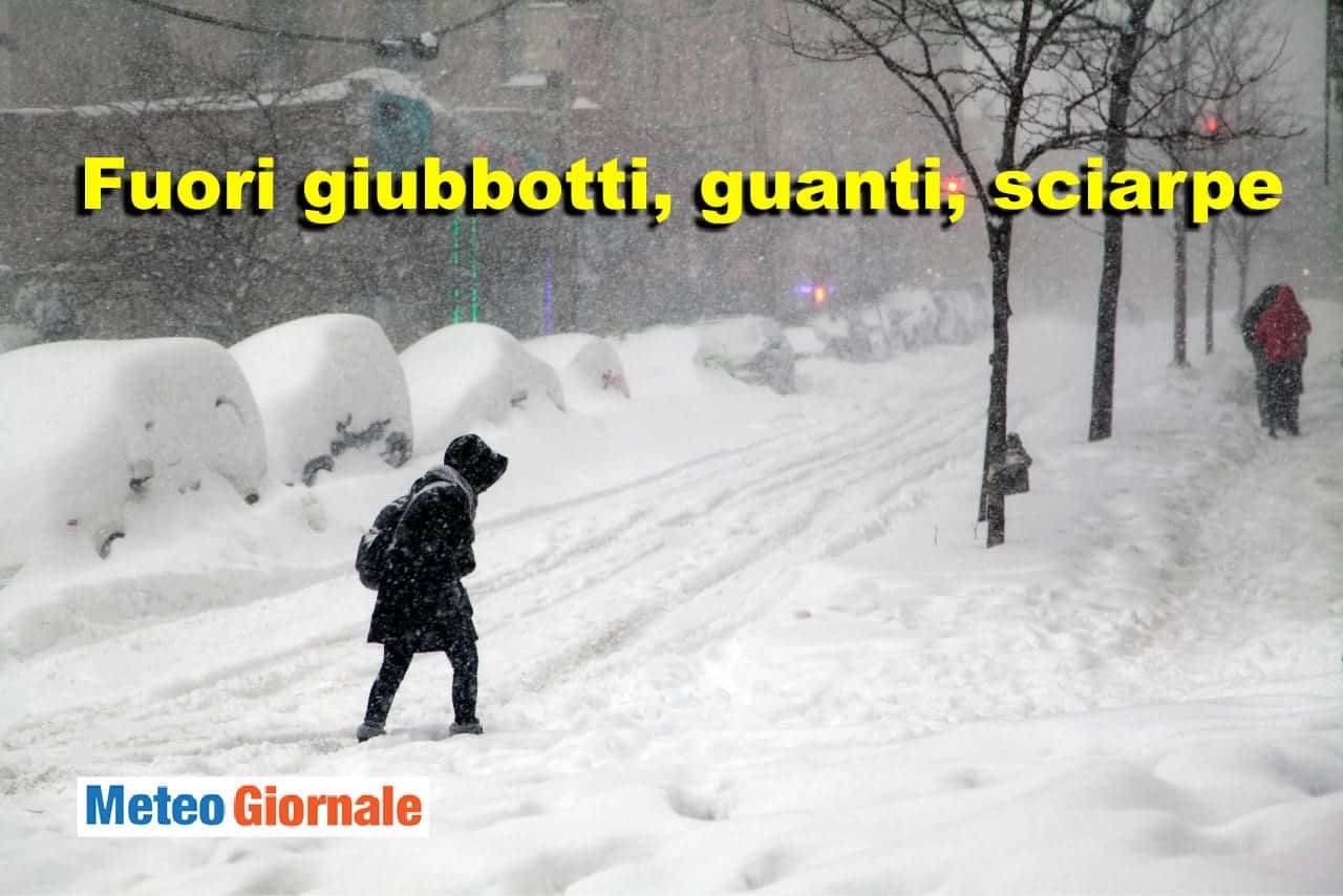 Fuori cappotti, sciarpe, guanti: follie meteo invernali dietro l’angolo