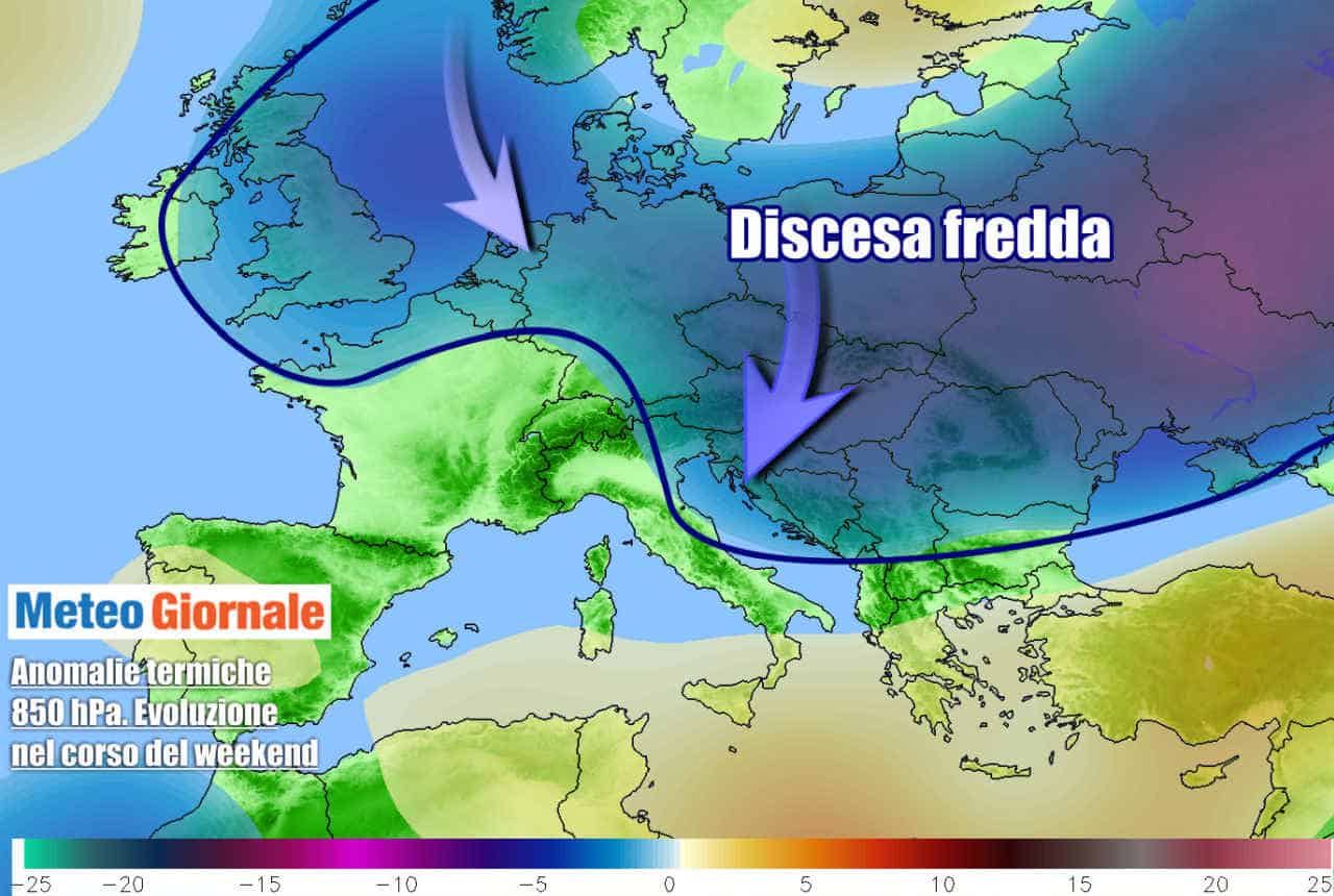 METEO Italia. Cambia dal weekend, con più freddo e poi perturbazioni