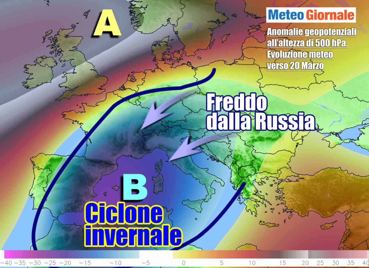 METEO Italia. Maltempo invernale più forte in arrivo: pioggia, vento e neve