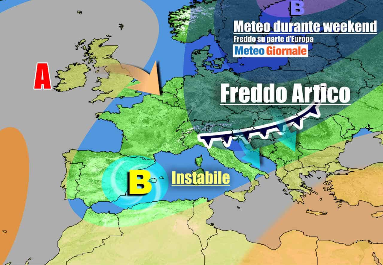 METEO Italia. Weekend freddo, instabile. Le novità della prossima settimana