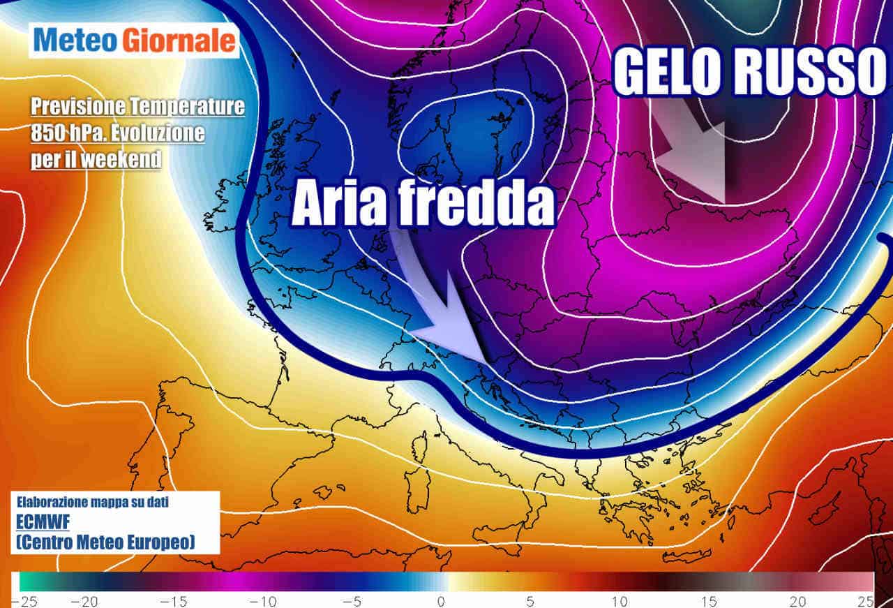 Stravolgimento meteo, fine settimana, colpo di coda dell’Inverno. Neve in varie località