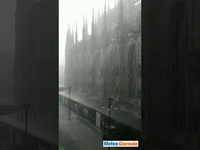 Bombe d’acqua in aumento per i prossimi mesi in Italia. Video meteo