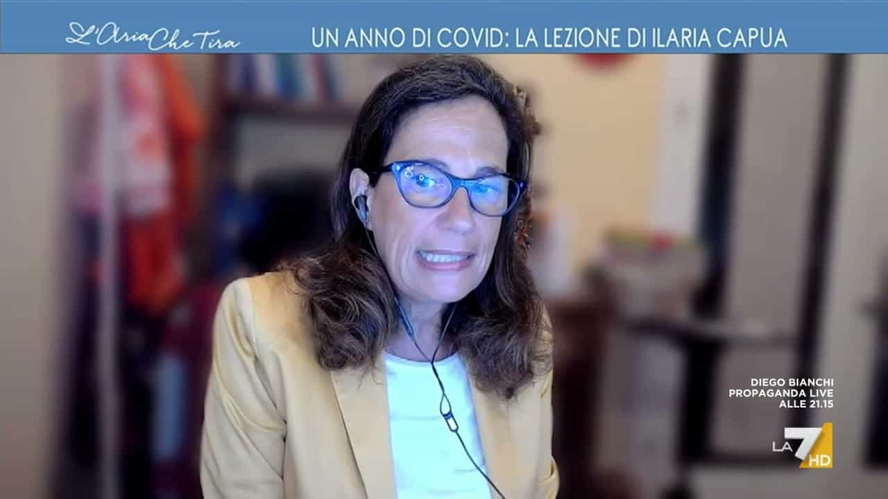 Dottoressa Ilaria Capua, intervistata su morti eccessive in Italia