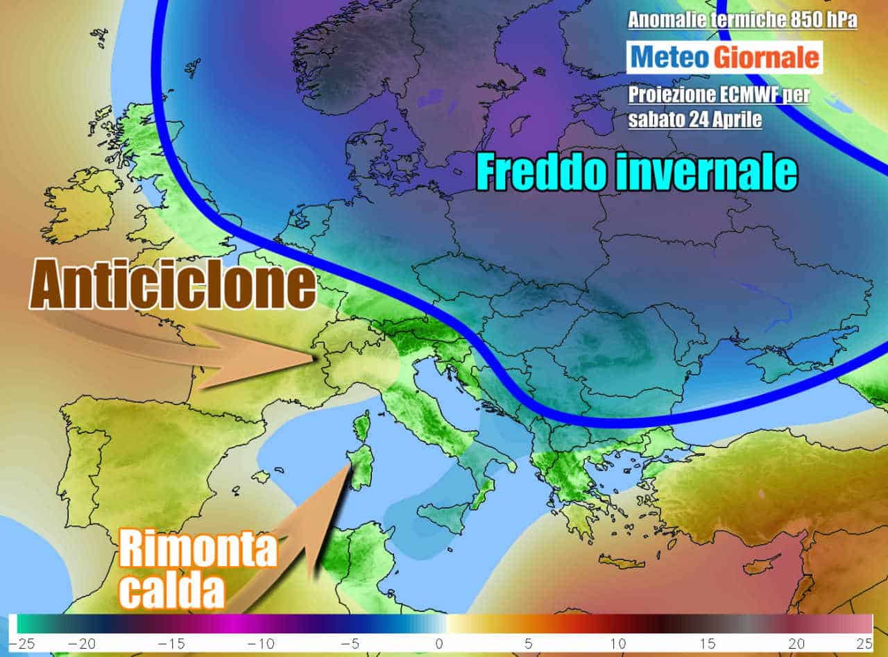 Meteo: FREDDO persisterà su parte d’Europa. I possibili effetti sull’Italia