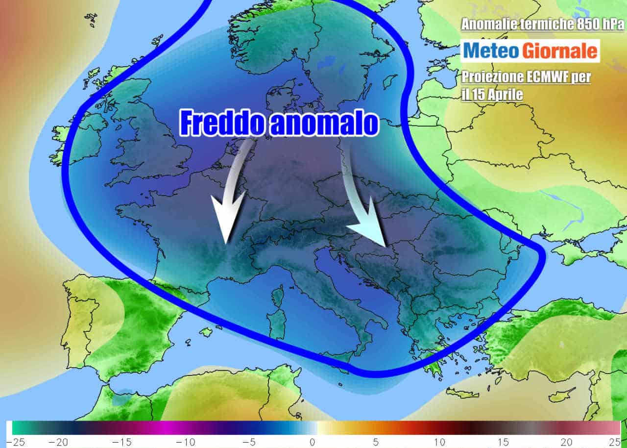 INVERNO nel cuore della primavera. FREDDO persistente in quasi tutta Italia. Nevicate