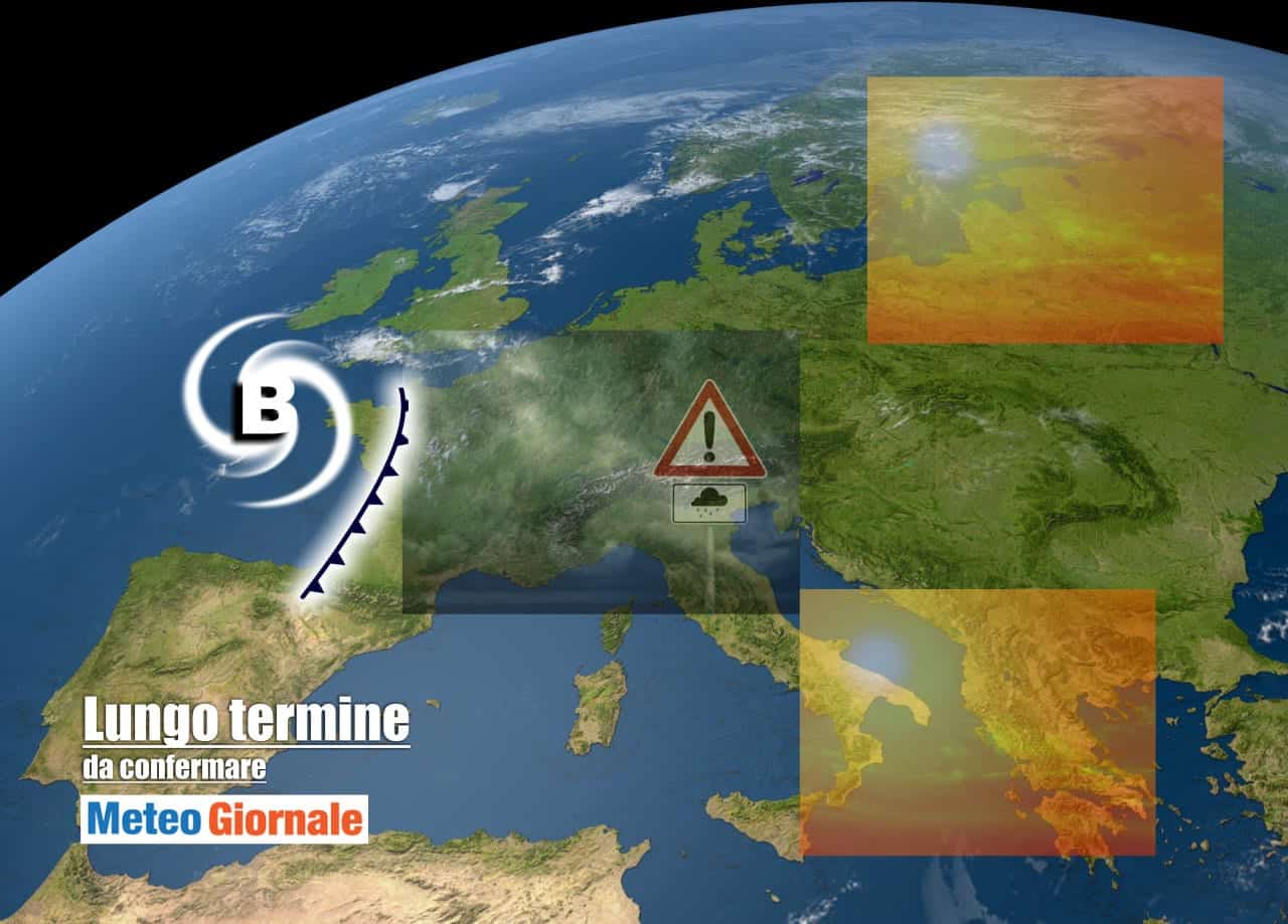 Meteo Italia al 6 Maggio, raffica di TEMPORALI poi CALDO