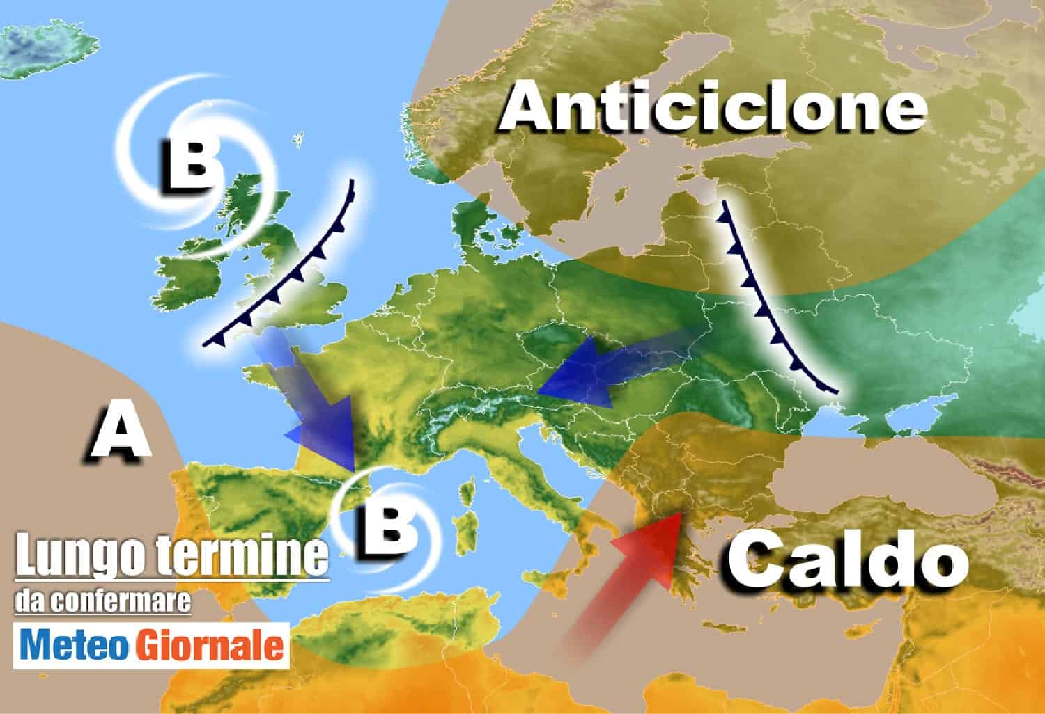 Meteo Italia sino al 25 Aprile, spesso BRUTTO tempo e FREDDO, e la Primavera?