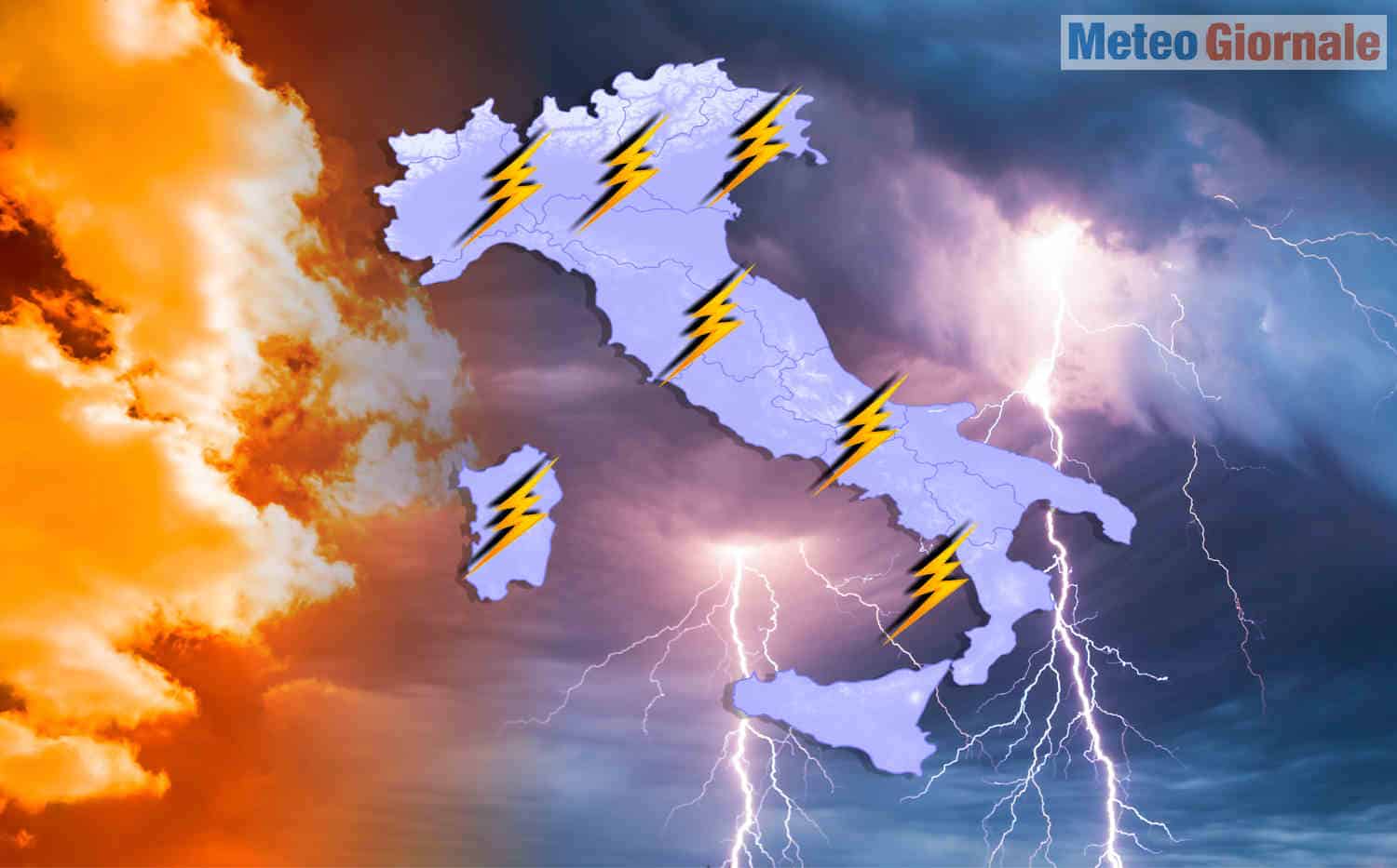 Maggio, meteo compromesso spesso estremo