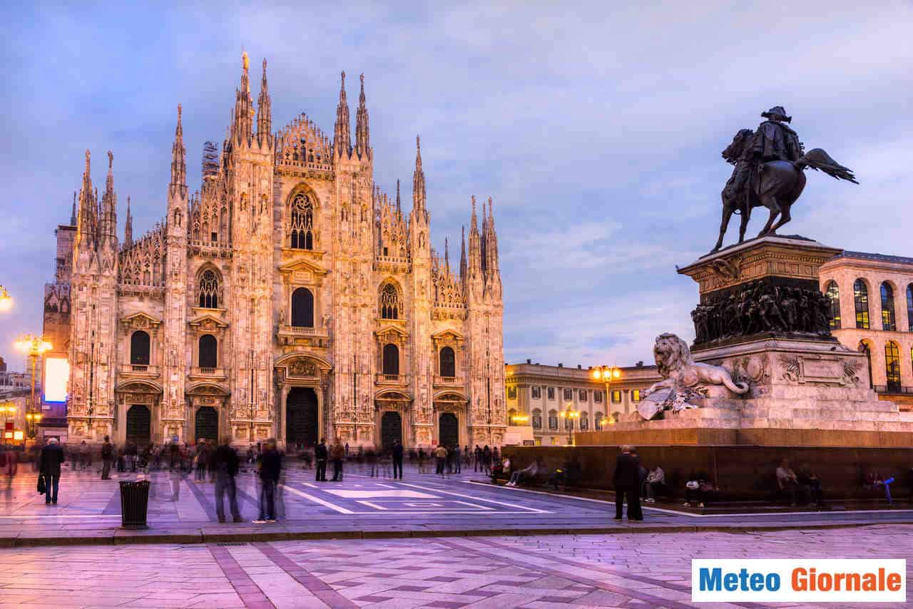Meteo Milano, finalmente mite. Ma Temporali. Poi Freddo
