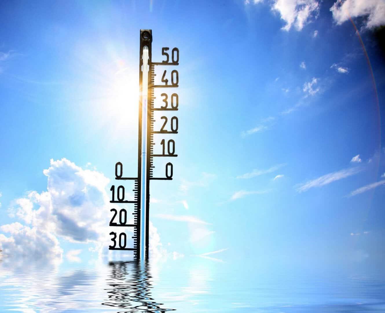 Caldo assurdo in gran parte d'Europa