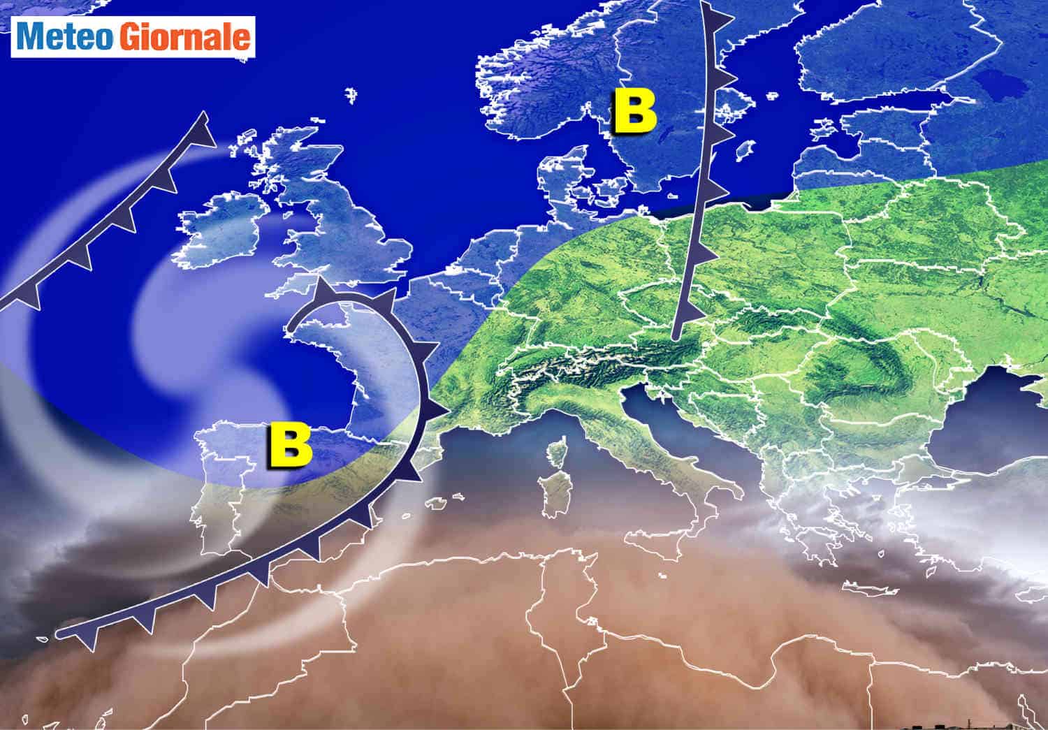 SABBIA del DESERTO pronta ad invadere l’Italia, con i venti dall’Africa