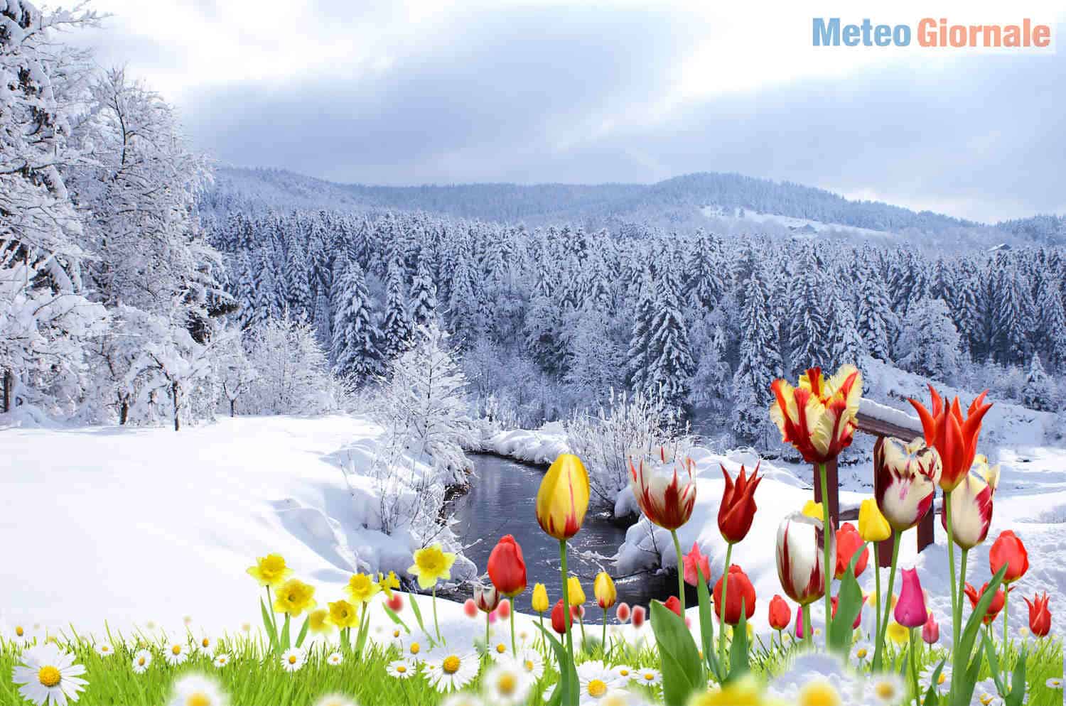 Aprile, Primavera svanisce con meteo d’Inverno tardivo