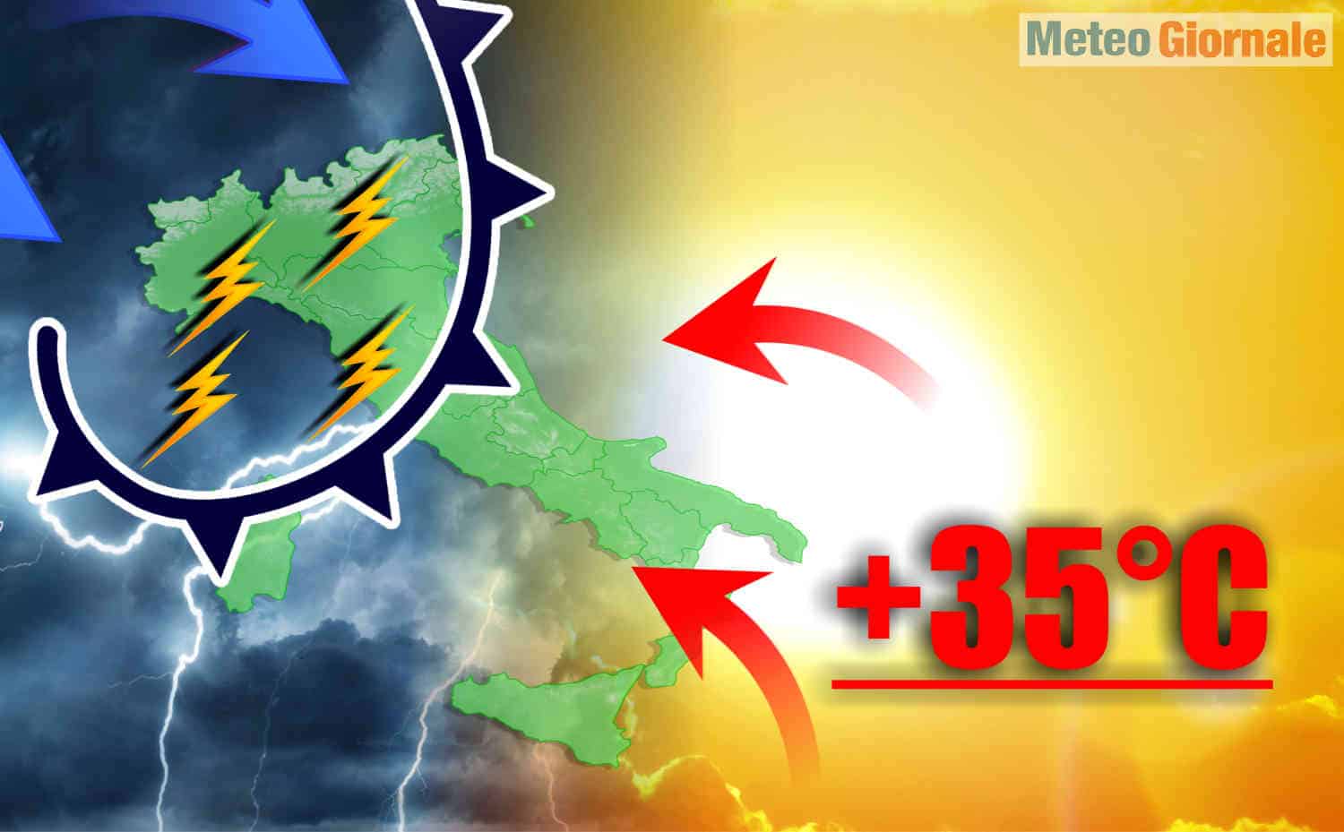 Meteo con strappo tra Aprile e Maggio alla Primavera vera