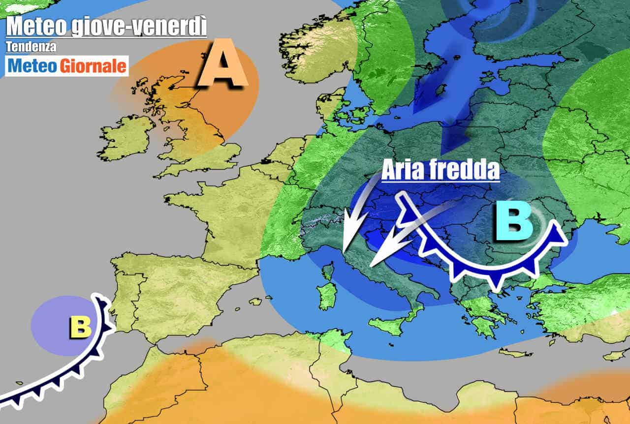 METEO Italia. Rovesci, grandine e persino neve. La Primavera si ferma
