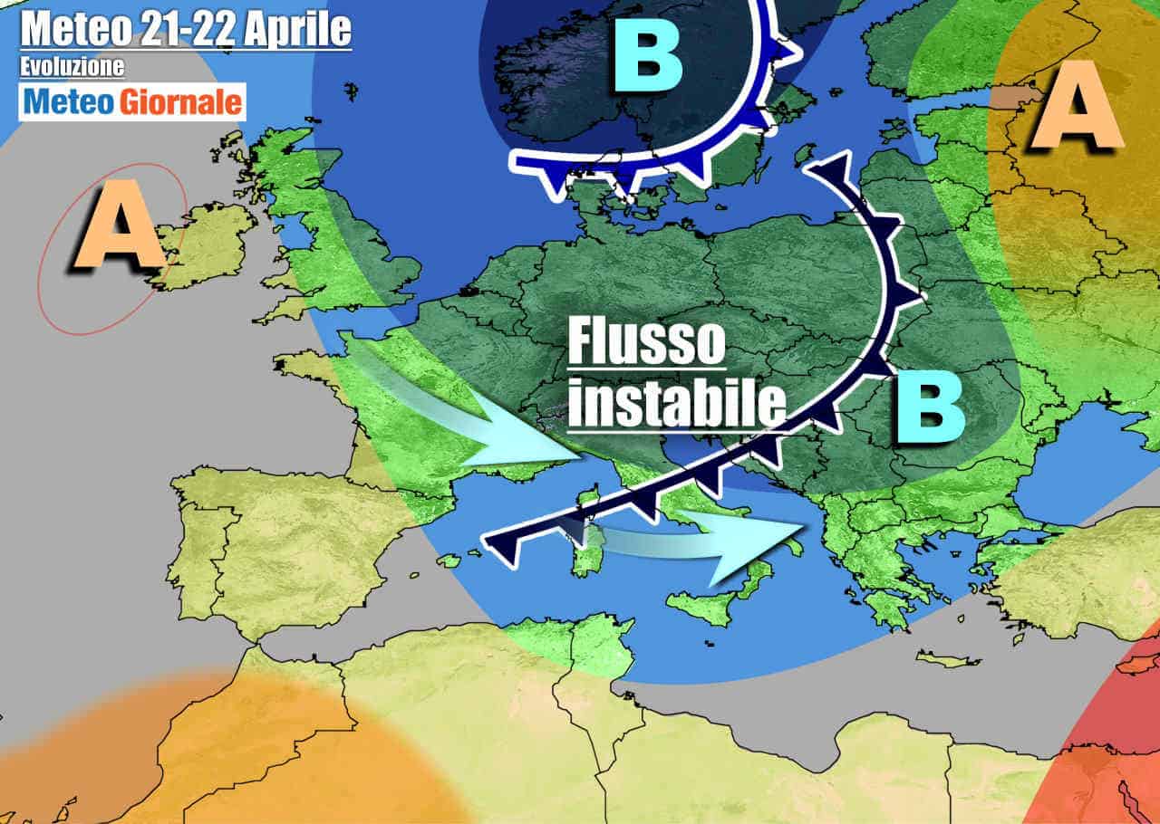 METEO con settimana instabile e fredda, la Primavera dove è? Ma poi cambiamento