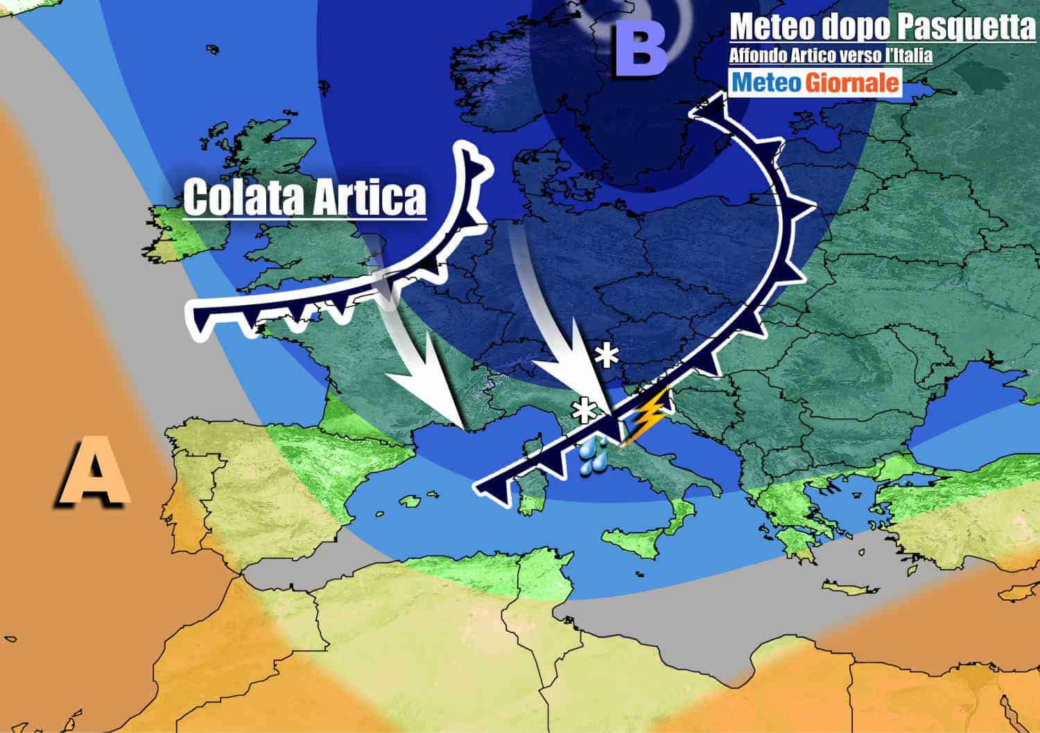 Offensiva invernale subito dopo la Pasquetta
