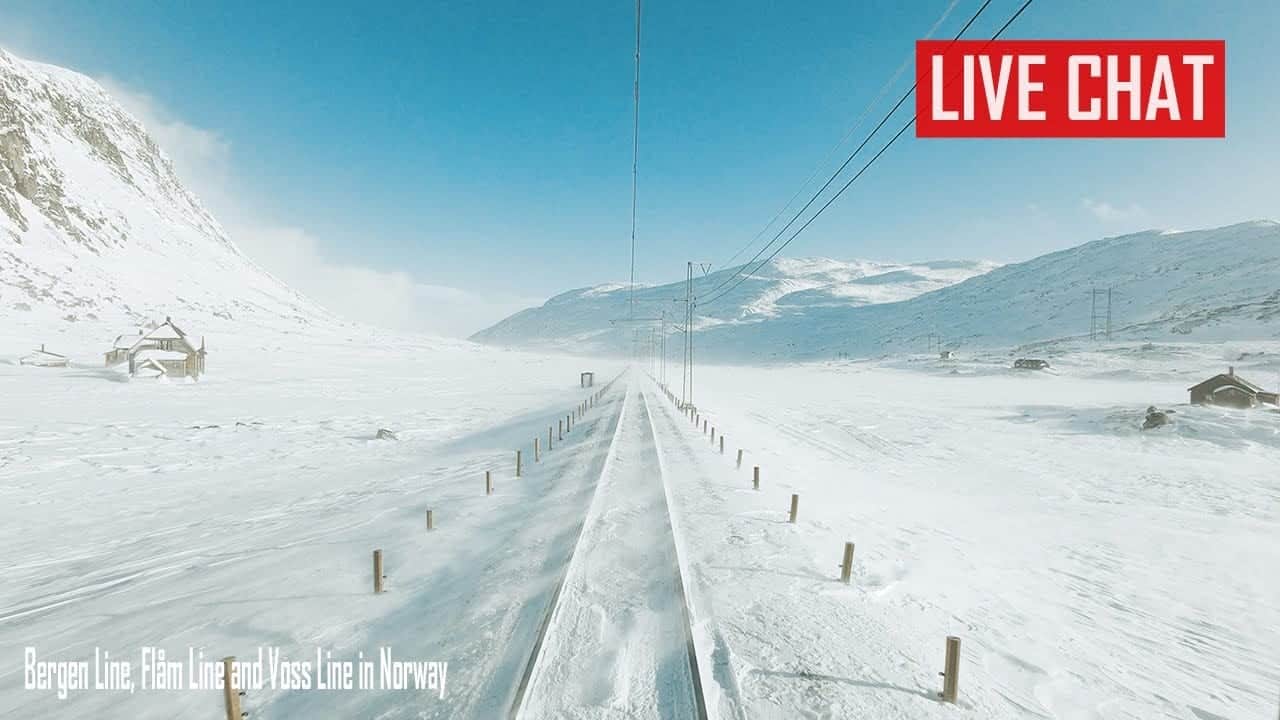 Gratis in viaggerete in treno in Norvegia. Live mozzafiato