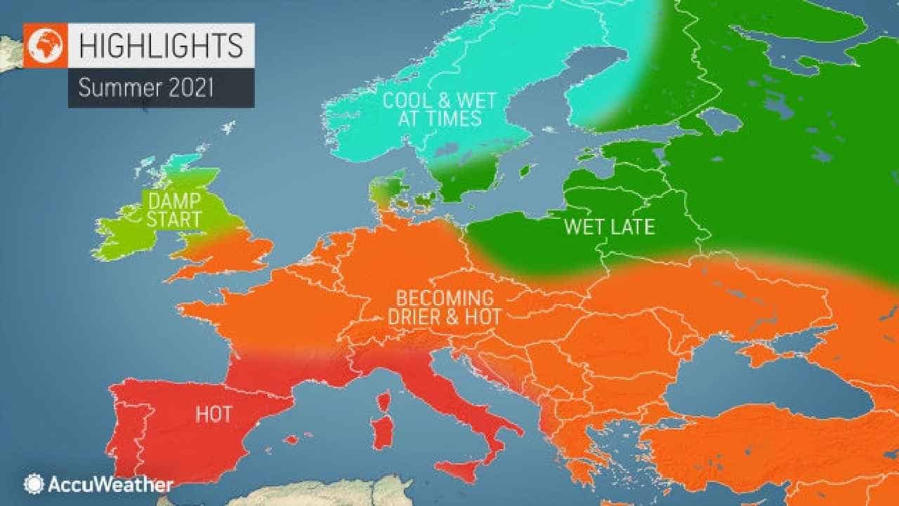 CRONACA Meteo ESTATE 2021: Italia CALDO ROVENTE secondo AccuWeather
