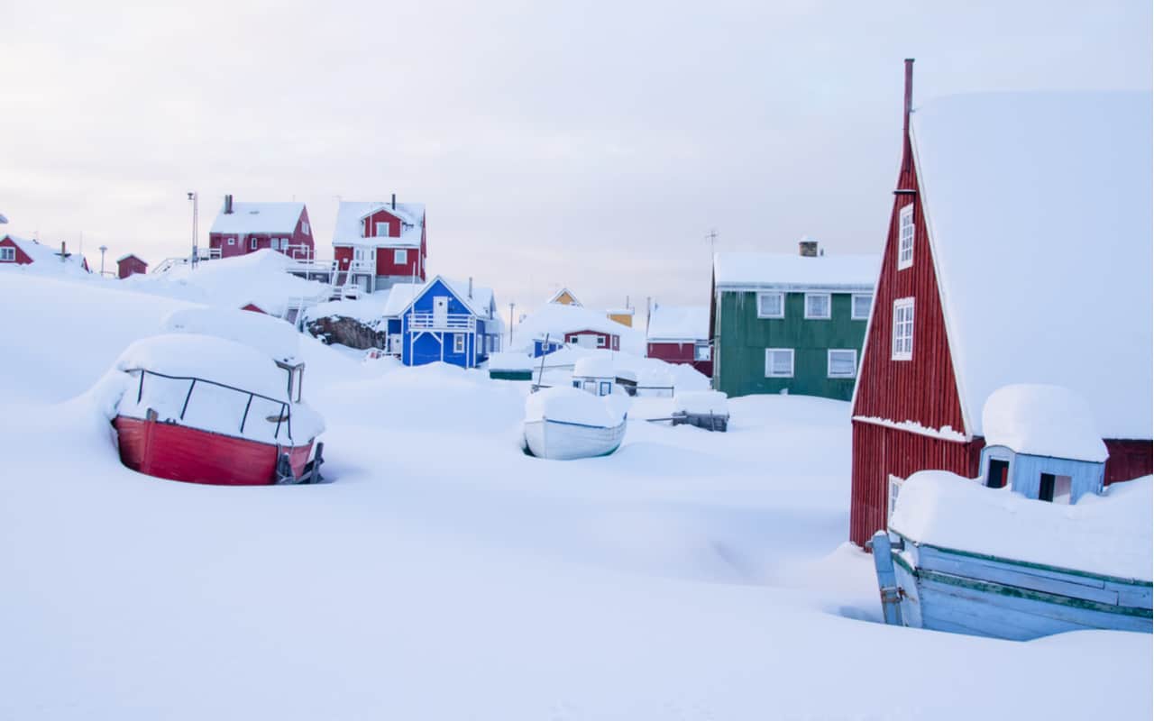 Groenlandia, nevicate mai viste a memoria d’uomo