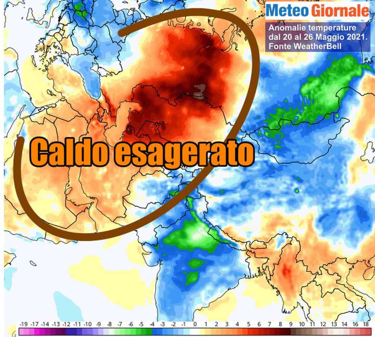 Verso i 50°C. Meteo estremo in alcune aree del Pianeta