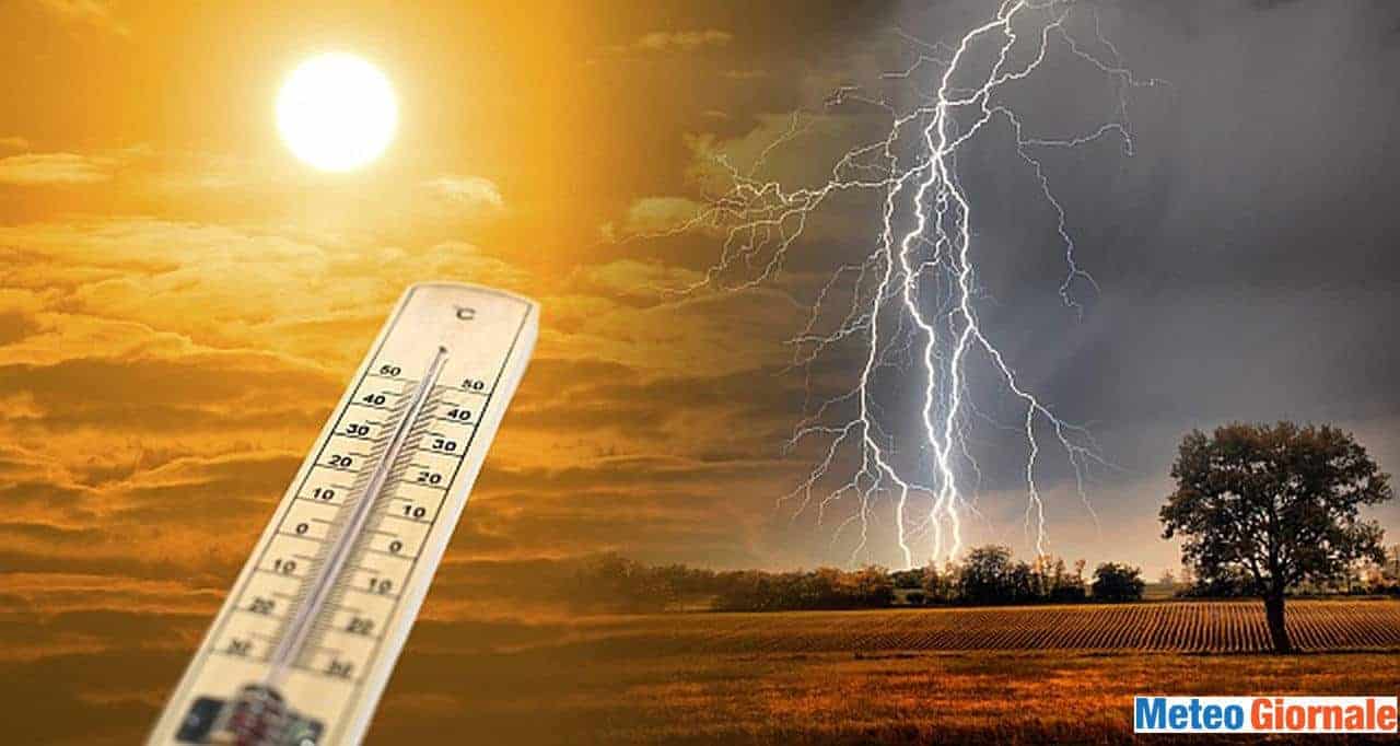 Caldo e temporali