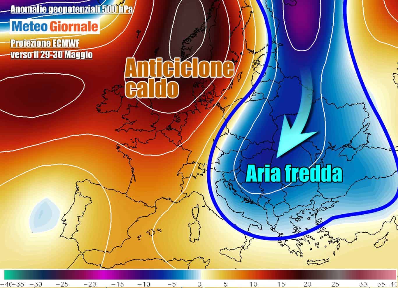 Meteo Weekend: Freddo tardivo dalla Russia