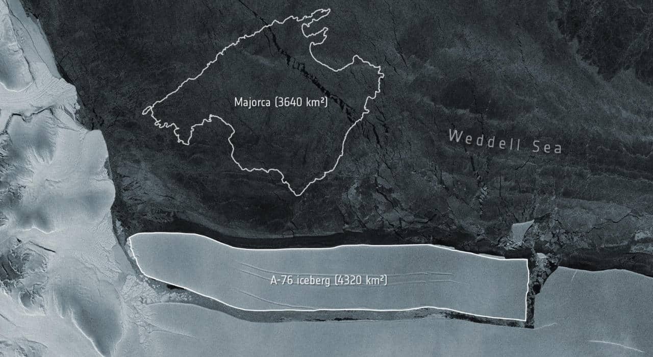 Maxi Iceberg si stacca in Antartide, è il più grande del mondo